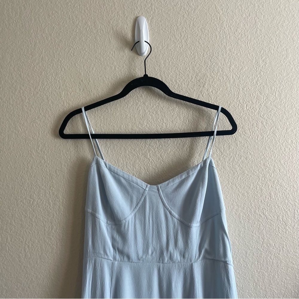 Sun-deh/Aritzia Light Blue Midi Dress - Picture 4 of 10